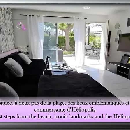 Villa L'Hyliadenna avec jardin au cœur d'Héliopolis - Village Naturiste, plage à pied