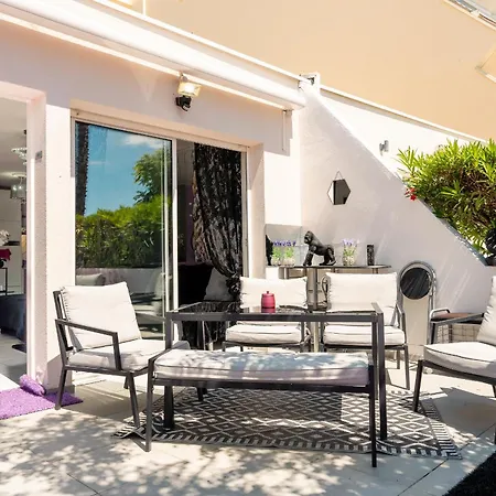 Apartment L'hyliadenna Avec Jardin - Parking Prive - Au Coeur Du Village Naturiste, Naturabeach Heliopolis - A Pied Agde